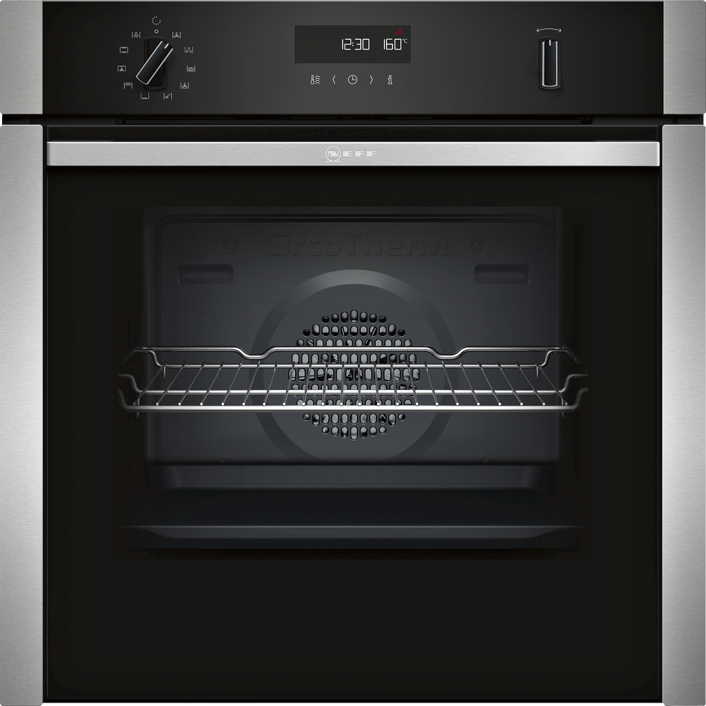 NEFF N50 Slide&Hide B6ACH7HH0B Wifi Connected Built In Electric Single Oven - Stainless Steel