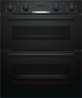 Bosch Serie 4 NBS533BB0B Built Under Electric Double Oven - Black