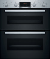 Bosch Serie 2 NBS113BR0B Built Under Electric Double Oven - Stainless Steel