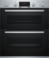 Bosch Serie 4 NBS533BS0B Built Under Electric Double Oven - Stainless Steel