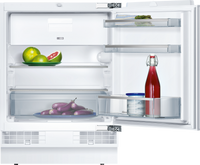 Neff N50 K4336XFF0G 60cm Integrated Undercounter Fridge with Ice Box - Fixed Door Fixing Kit - White - F Rated
