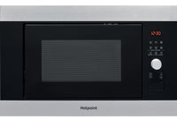 Hotpoint MF25GIXH Built In Microwave with Grill - Stainless Steel