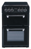 Stoves Richmond 550E Electric Ceramic Hob Double Oven Cooker 550mm Wide Black - Moores Appliances Ltd.