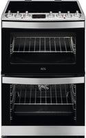 AEG CIB6733ACM 60cm Electric Cooker with Induction Hob - Stainless Steel (Showroom Display Model)
