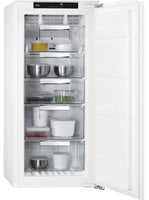 AEG ABB812E6NC 56cm Integrated Upright Frost Free Freezer - Fixed Door Fixing Kit - White - E Rated
