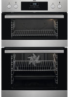 AEG DCB331010M Built In Electric Double Oven - Stainless Steel