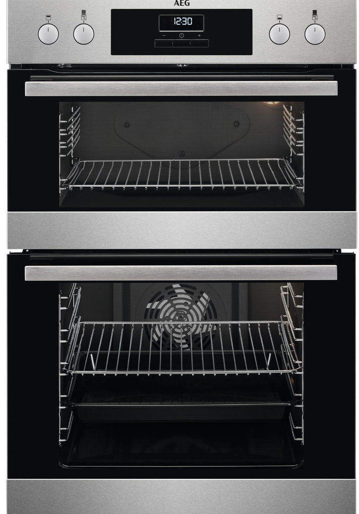 AEG DCB331010M Built In Electric Double Oven - Stainless Steel