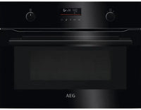 AEG 7000 KMK565060B  Built In Compact Electric Single Oven with Microwave Function  - Black