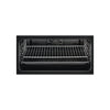 AEG KMK968000B Wifi Connected Built In Compact Electric Single Oven with Microwave Function - Black