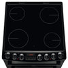 Zanussi ZCV69360BA 60cm Electric Cooker with Ceramic Hob -  Black