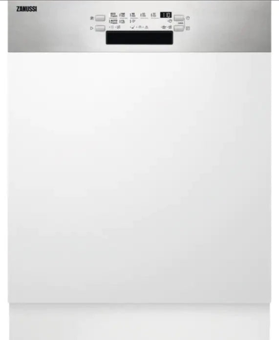 Zanussi Series 40 OrbitClean ZDSN653X2 Semi Integrated Standard Dishwasher - D Rated