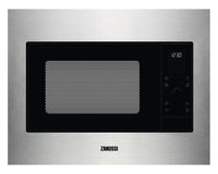 Zanussi ZMSN4CX Built in Microwave with Grill - Stainless Steel