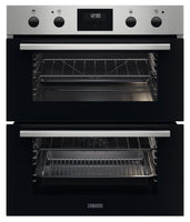 Zanussi ZPHNL3X1 Built Under Electric Double Oven - Stainless Steel