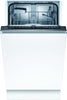 Bosch Serie 2 SPV2HKX39G Wifi Connected Integrated Slimline Integrated Dishwasher - Black Control Panel - E Rated
