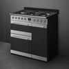 Smeg Symphony SY93-1 90cm Dual Fuel Range Cooker - Stainless Steel
