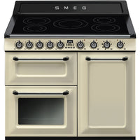 Smeg Victoria TR103IP2 100cm Electric Range Cooker with Induction Hob - Cream
