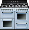 Smeg TR4110AZ Victoria 110cm Dual Fuel Pastel Blue - Moores Appliances Ltd.