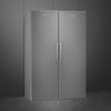 Smeg UKFF18EN2HX 60cm Frost Free Tall Freezer - Stainless Steel - E Rated