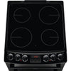 Zanussi ZCV46250BA 55cm Electric Cooker with Ceramic Hob - Black