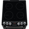 Zanussi ZCV46250XA 55cm Electric Cooker with Ceramic Hob - Stainless Steel
