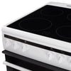 Amica AFC5100WH 50cm Electric Cooker with Ceramic Hob - White