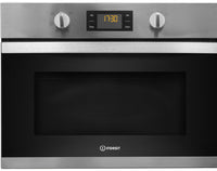 Indesit MWI3443IX Built In Microwave With Grill - Stainless Steel
