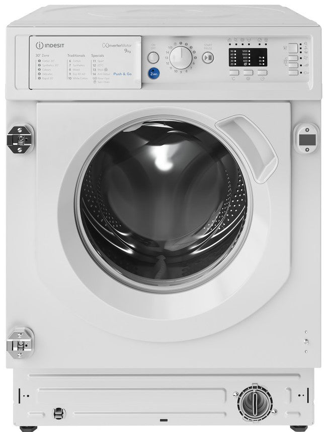 Indesit BIWMIL91484 9Kg Integrated Washing Machine with 1400 rpm - White - C Rated