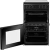 Hotpoint HD5V92KCB 50cm Electric Cooker with Ceramic Hob - Black