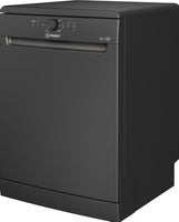 Indesit DFE1B19BUK Standard Dishwasher - Black - F Rated