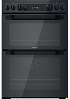 Hotpoint HDM67V92HCB 60cm Electric Cooker with Ceramic Hob - Black