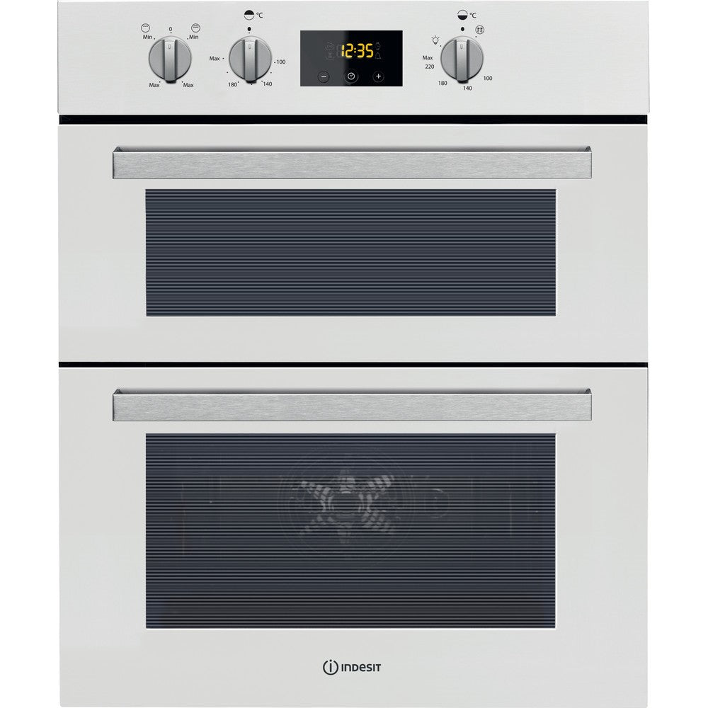 Indesit IDU6340WH Built Under Electric Double Oven - White