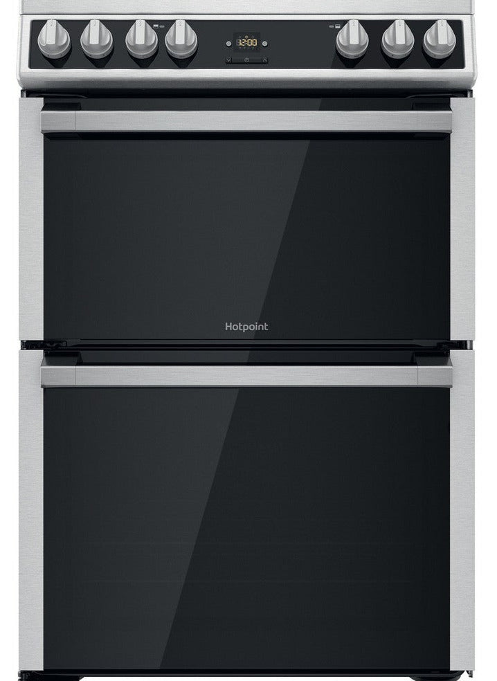 Hotpoint HDT67V9H2CX 60cm Electric Cooker with Ceramic Hob - Inox