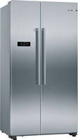 Bosch Serie 4 KAN93VIFPG Amercian Fridge Freezer - Stainless Steel - F Rated