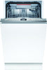 Bosch Serie 4 SPV4EMX21G Wifi Connected Integrated Slimline Integrated Dishwasher - Stainless Steel Control Panel - D Rated