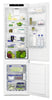 Zanussi ZNTN19ES1 Super Tall Integrated Frost Free Fridge Freezer with Sliding Door Fixing Kit - White - E Rated